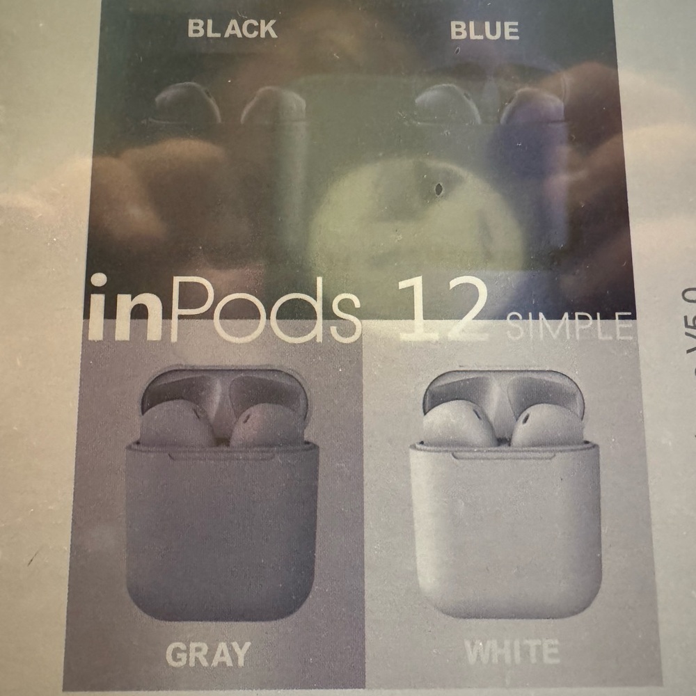 New Inpods earbuds